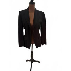 NWOT Norma Kamali Women's Black Tailored Blazer sz 4